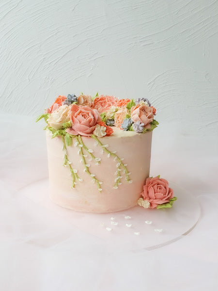 Pastel Garden Cake